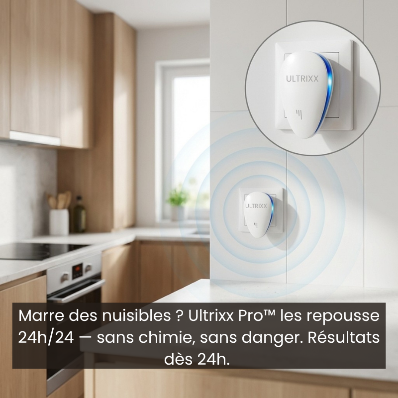 Ultrixx Pro — Répulseur Ultrasonique Professionnel